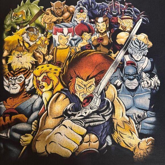 Vintage Thundercats Men’s XXL Graphic Print T Shirt Y2K 2XL - Picture 2 of 6